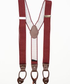 AR Burgundy BNL Suspenders (Braces)